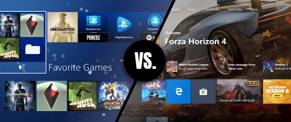 Porovnání herních platforem PS4 a Xbox One z pohledu operačních systémů